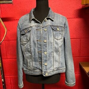 Baccini Light Blue Embroidered Jean Jacket PL